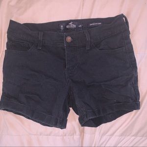 Low rise midi navy shorts
